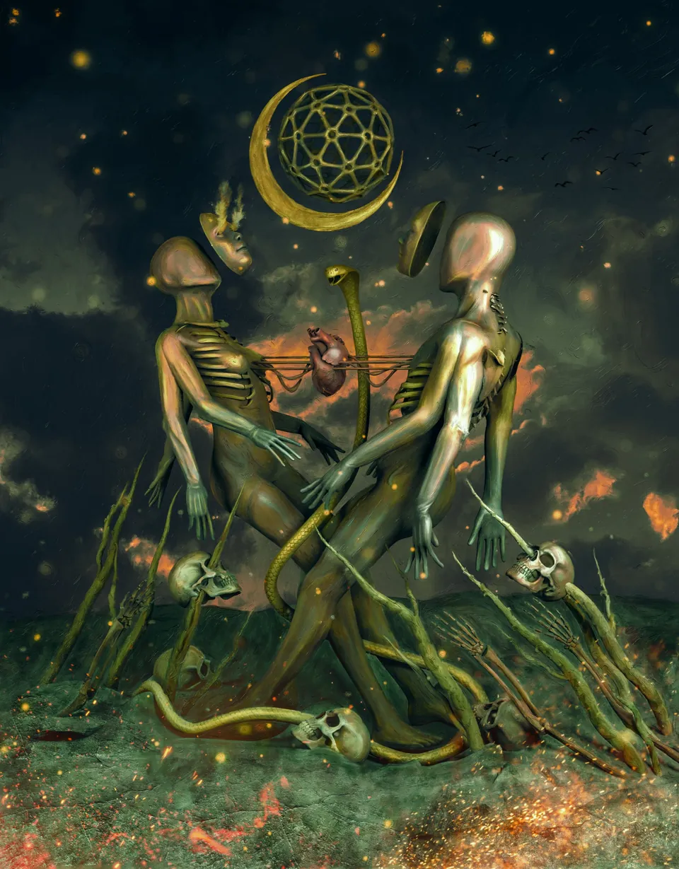 Dependence by YEKTA, digital painting