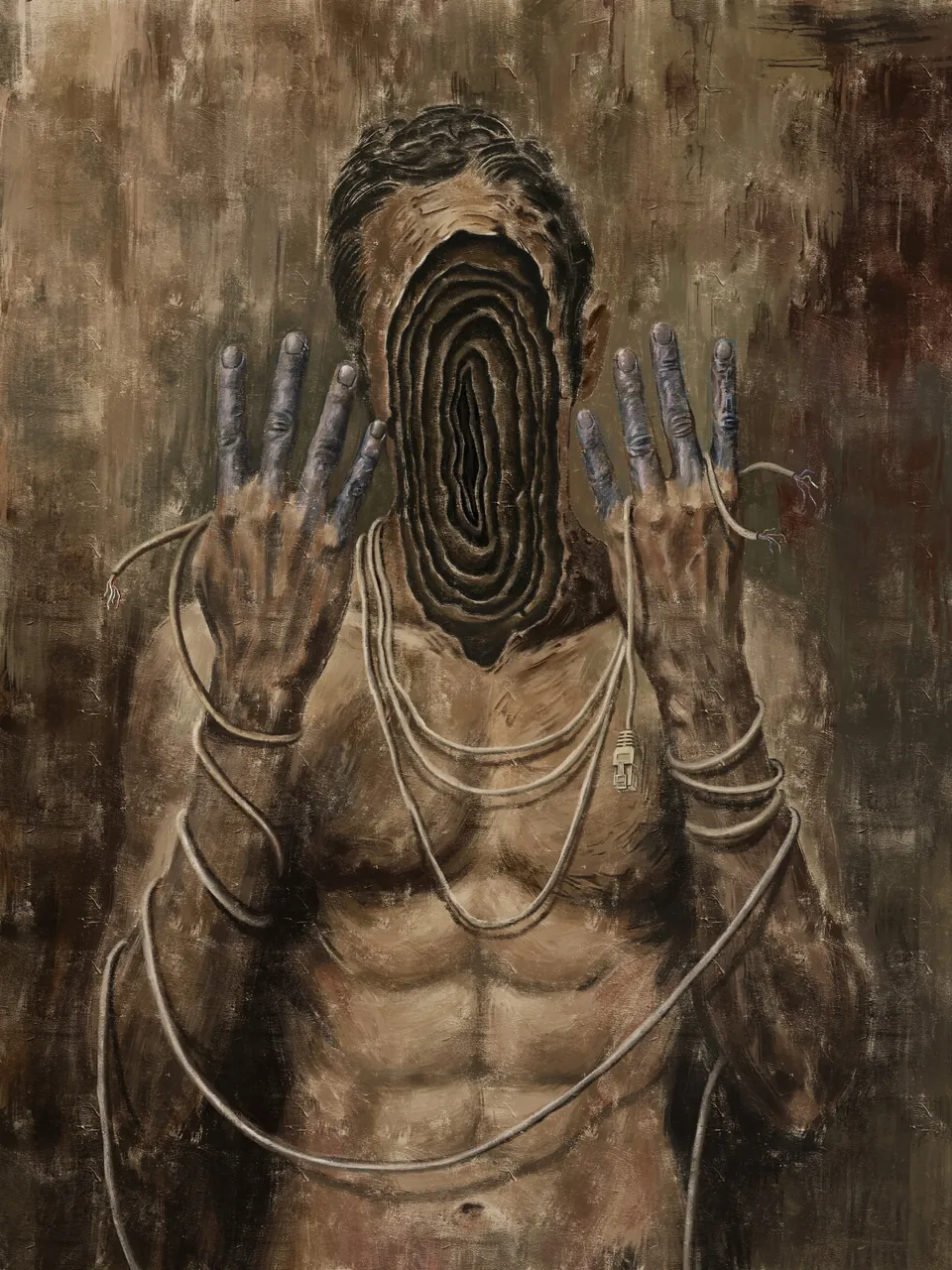 HUMAN NOT FOUND - 404 by YEKTA, digital painting