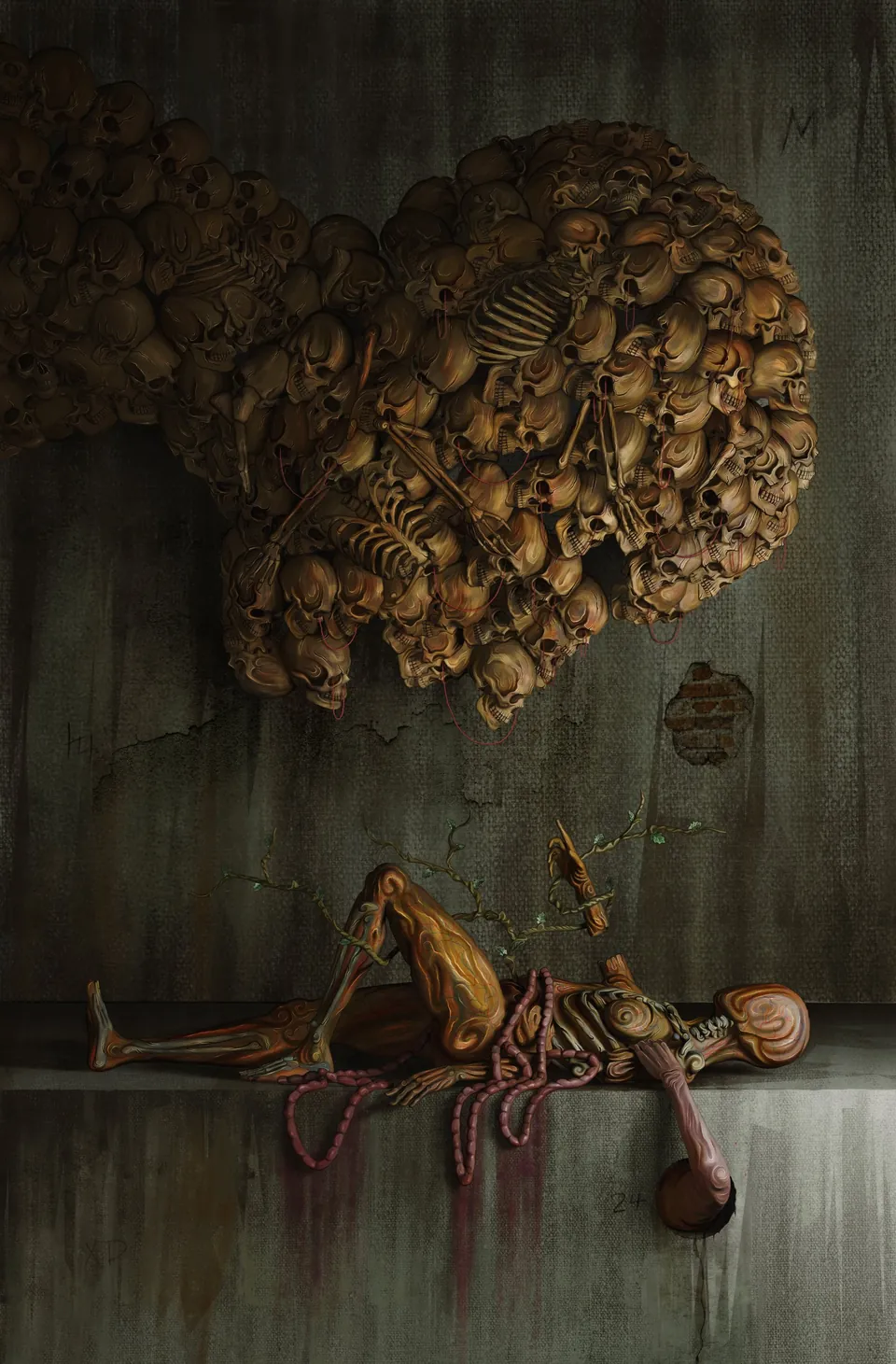 Kiss of Death by YEKTA, digital painting