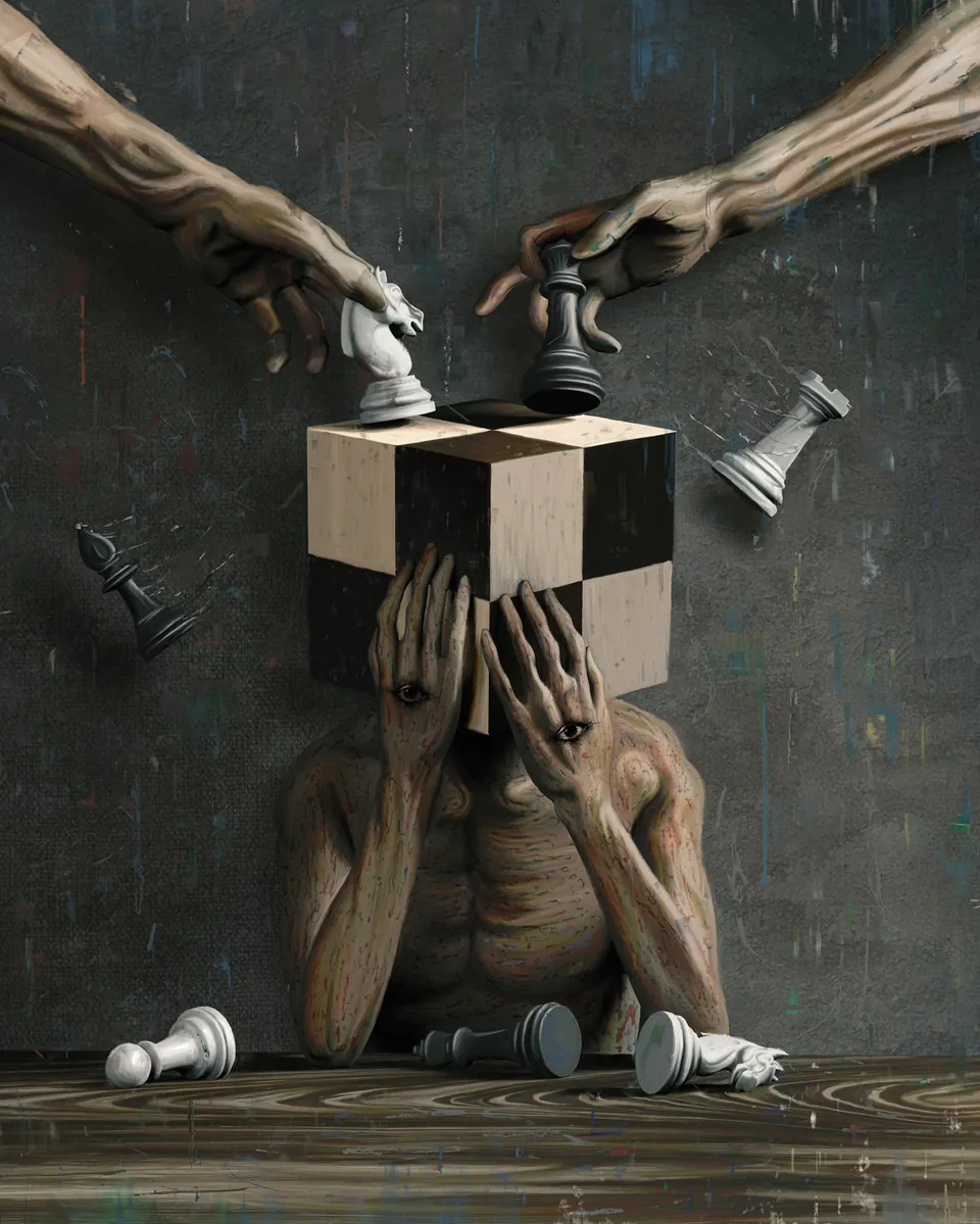 Life Is A Game by YEKTA, digital painting